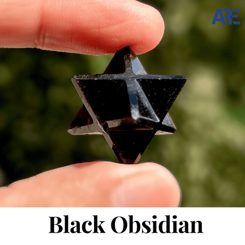 Black Obsidian Merkaba - AEORA ROCKS INDIA - Healing Crystals superstore