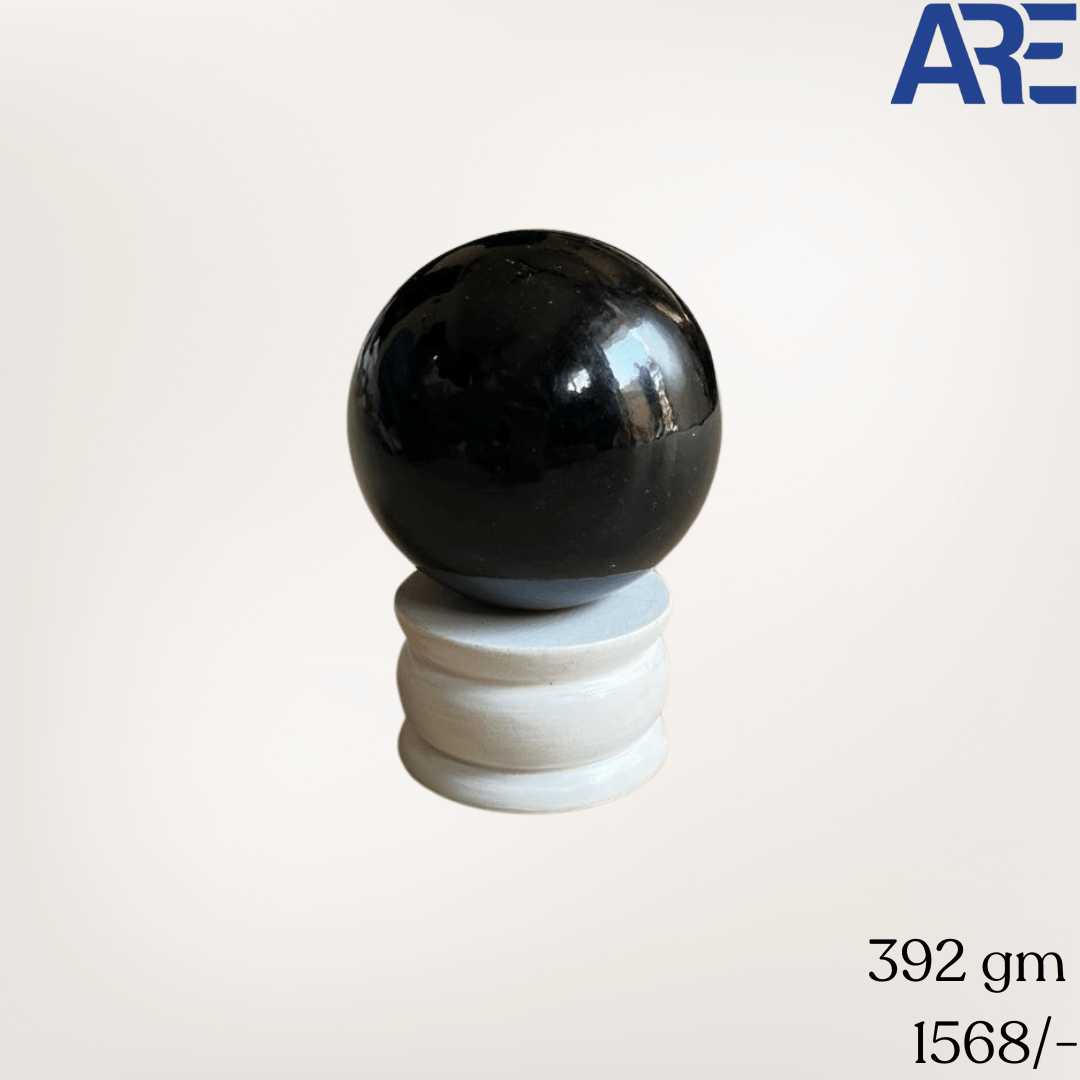 Black Obsidian Sphere - AEORA ROCKS INDIA - Healing Crystals superstore