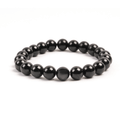 Black Tourmaline Bead Bracelet - AEORA ROCKS INDIA - Healing Crystals superstore