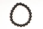 Black Tourmaline Bead Bracelet - AEORA ROCKS INDIA - Healing Crystals superstore