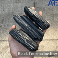 Black Tourmaline Raw - AEORA ROCKS INDIA - Healing Crystals superstore