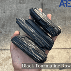 Black Tourmaline Raw - AEORA ROCKS INDIA - Healing Crystals superstore