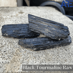 Black Tourmaline Raw - AEORA ROCKS INDIA - Healing Crystals superstore
