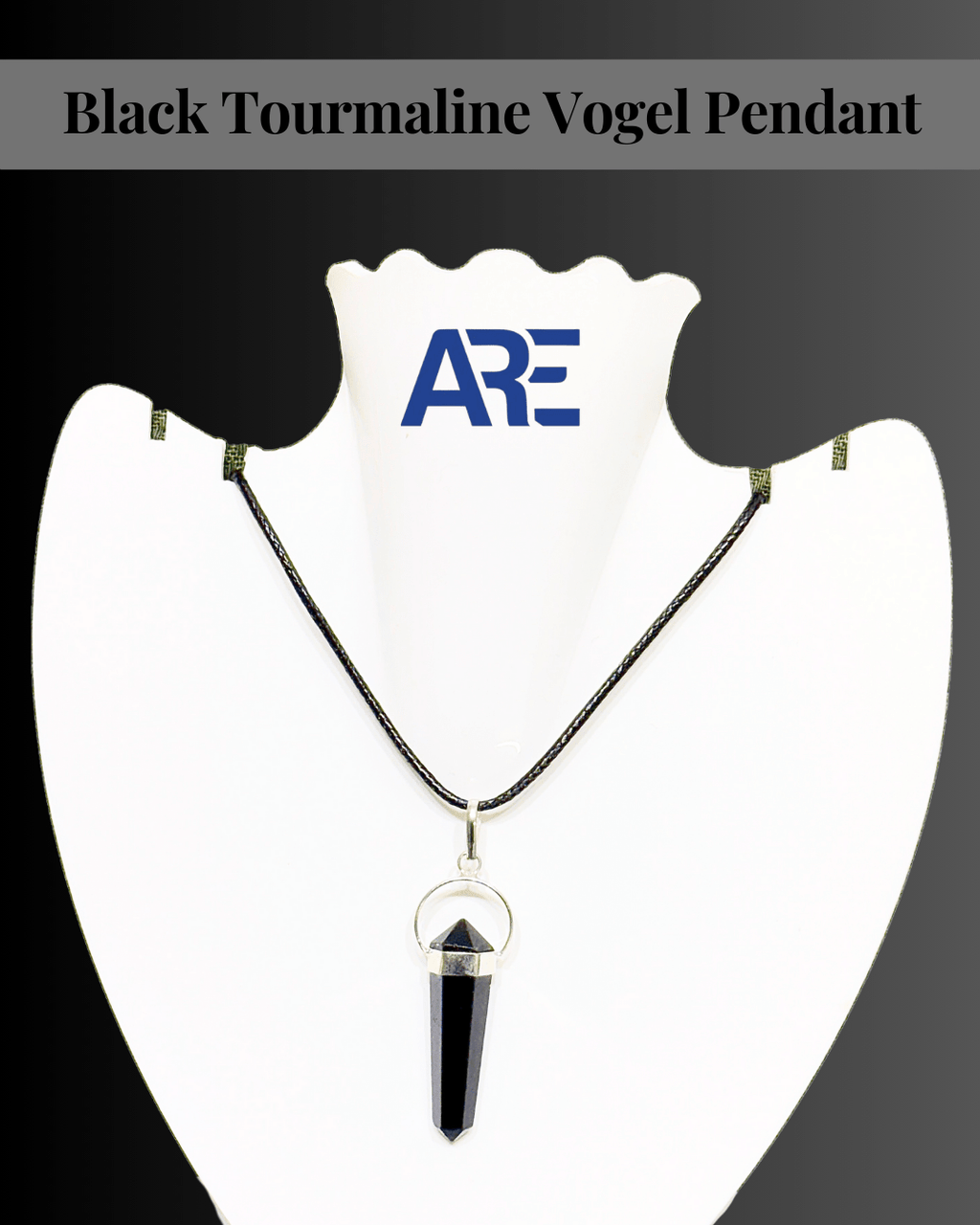 Black Tourmaline Vogel Pendant - AEORA ROCKS INDIA - Healing Crystals superstore