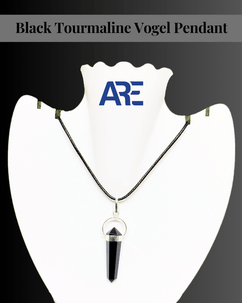 Black Tourmaline Vogel Pendant - AEORA ROCKS INDIA - Healing Crystals superstore
