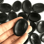 Black Tourmaline Worry Stone - AEORA ROCKS INDIA - Healing Crystals superstore