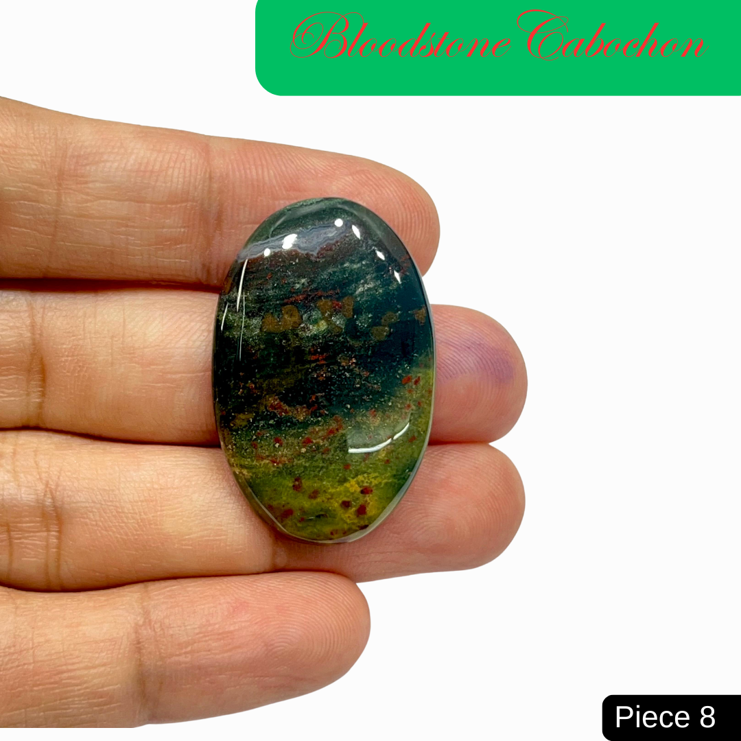 Bloodstone cabochons