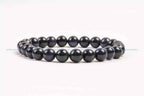 Blue Goldstone Bead Bracelet 8mm in India - Aeora Rocks