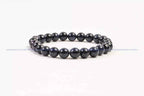 Blue Goldstone Bead Bracelet 8mm in India - Aeora Rocks