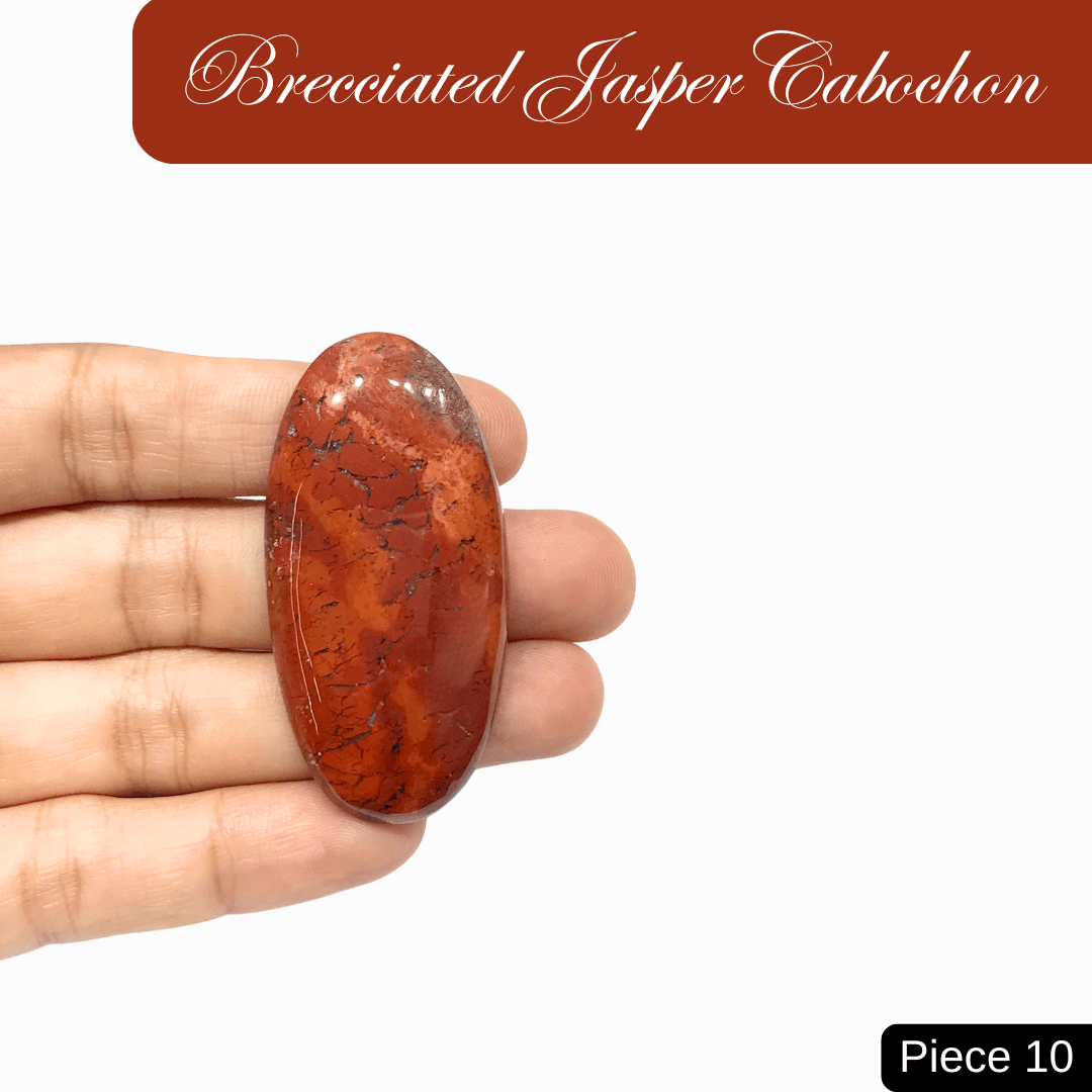 Brecciated Jasper Cabochons - AEORA ROCKS INDIA - Healing Crystals superstore
