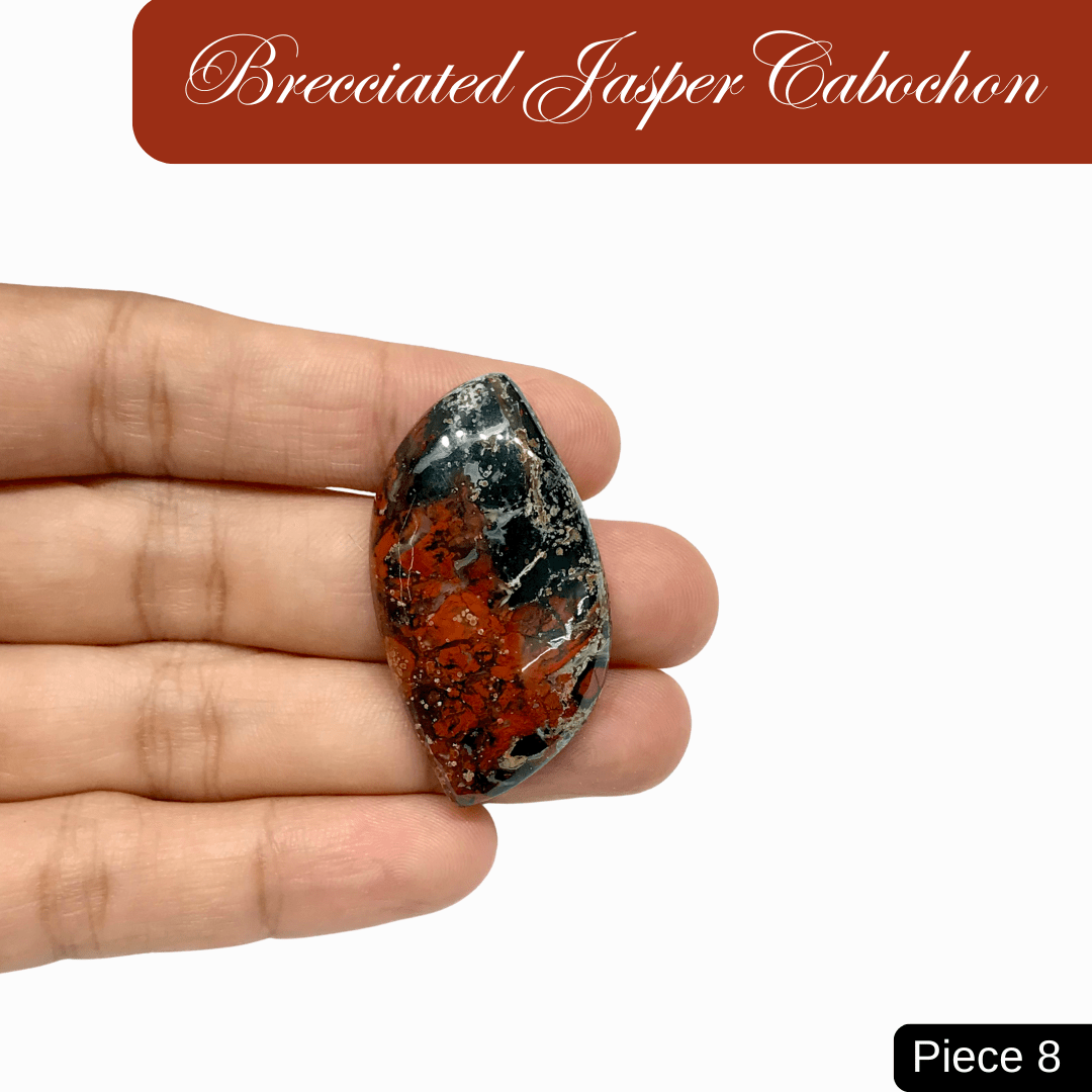 Brecciated Jasper Cabochons - AEORA ROCKS INDIA - Healing Crystals superstore