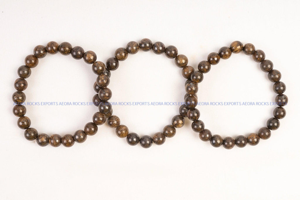 Bronzite Bead Bracelet in India - Aeora Rocks - AEORA ROCKS INDIA - Healing Crystals superstore