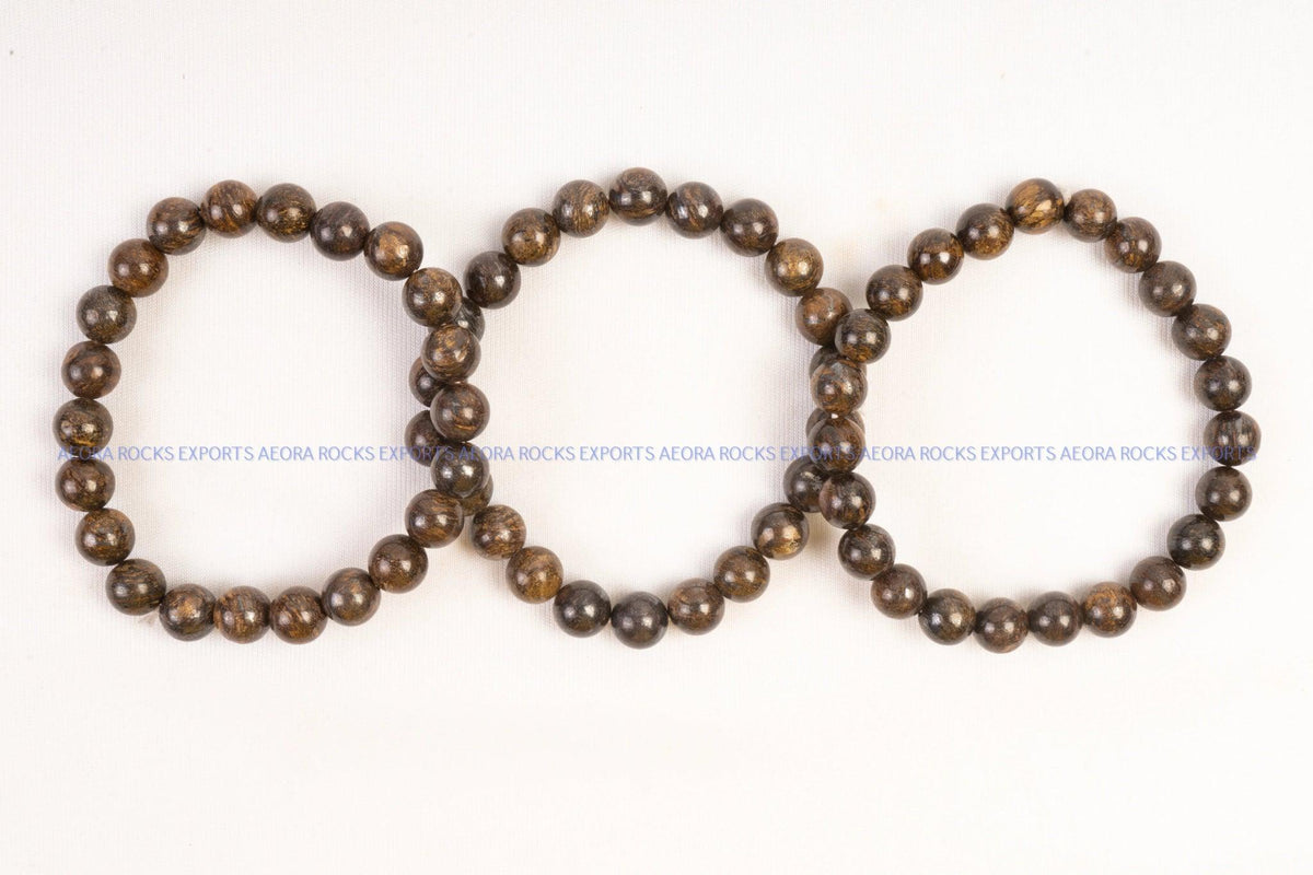 Bronzite Bead Bracelet in India - Aeora Rocks - AEORA ROCKS INDIA - Healing Crystals superstore
