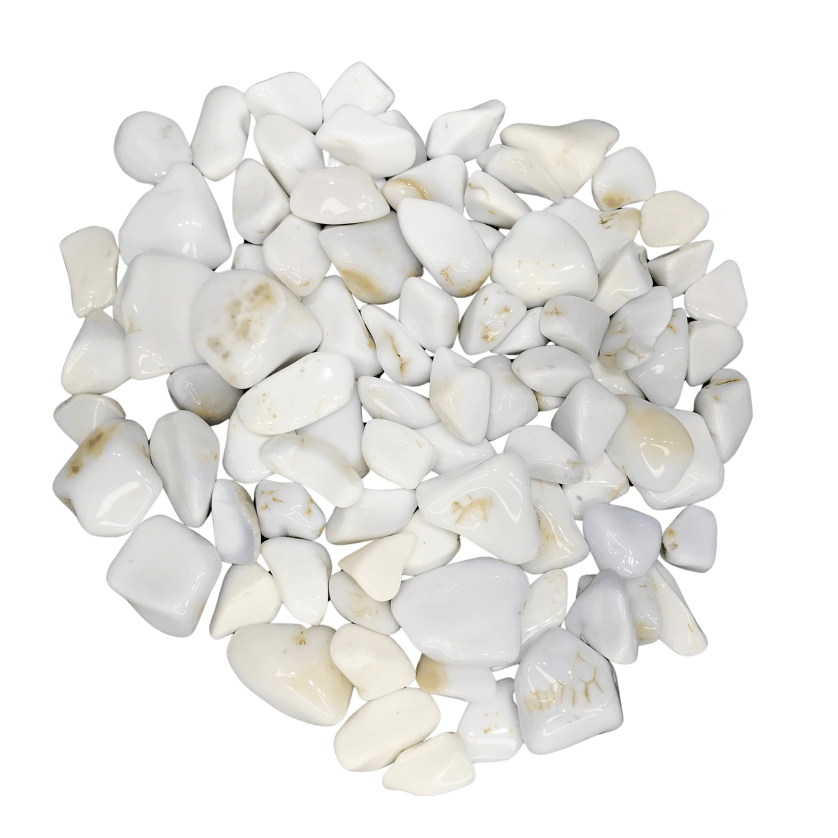 Cacholong Opal Tumbled Stone - AEORA ROCKS INDIA - Healing Crystals superstore