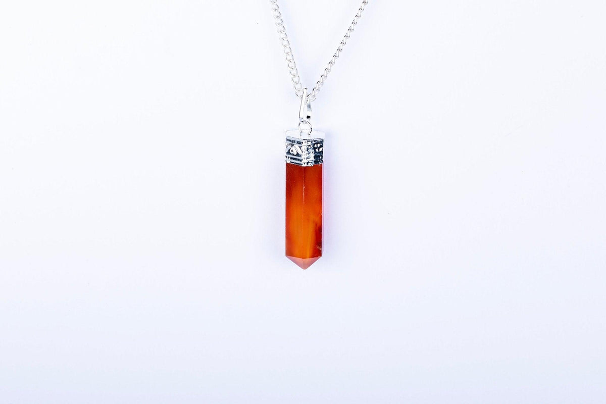Carnelian Single Point Pendant - AEORA ROCKS INDIA - Healing Crystals superstore