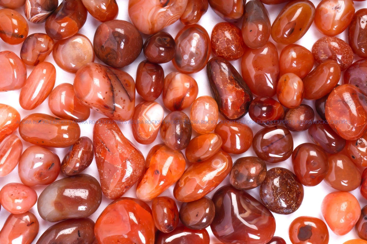 Carnelian Tumbled Stone in India - Aeora Rocks - AEORA ROCKS INDIA - Healing Crystals superstore