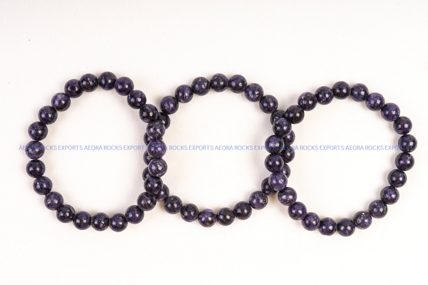 Charoite Bead Bracelet in India - Aeora Rocks - AEORA ROCKS INDIA - Healing Crystals superstore