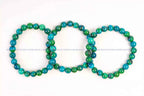 Chrysocolla Bead Bracelet 8mm in India - Aeora Rocks