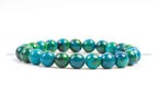 Chrysocolla Bead Bracelet 8mm in India - Aeora Rocks