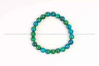 Chrysocolla Bead Bracelet 8mm in India - Aeora Rocks