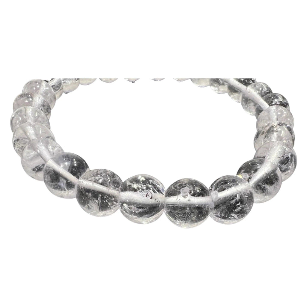 Clear Quartz Bead Bracelet - AEORA ROCKS INDIA - Healing Crystals superstore