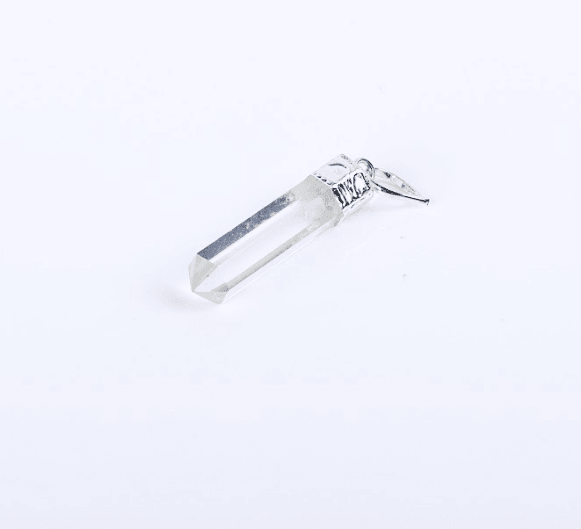 Clear Quartz Single Point Pendant - AEORA ROCKS INDIA - Healing Crystals superstore