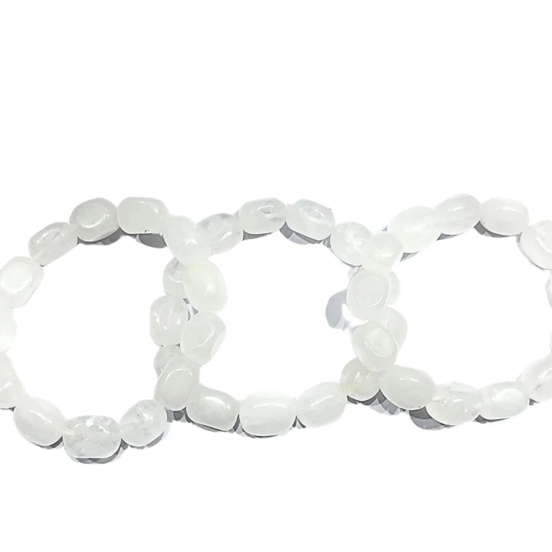 Clear Quartz tumbled Bracelet in India - Aeora Rocks - AEORA ROCKS INDIA - Healing Crystals superstore