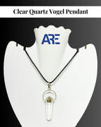 Clear Quartz Vogel Pendant - AEORA ROCKS INDIA - Healing Crystals superstore