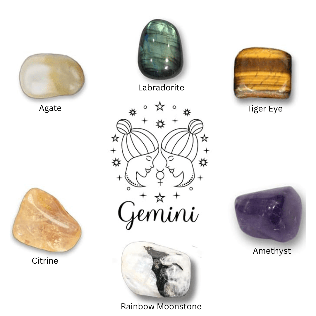 CRYSTALS AS PER ZODIAC - GEMINI - AEORA ROCKS INDIA - Healing Crystals superstore