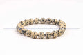 Dalmatian Jasper Bead Bracelet 8mm in India - Aeora Rocks