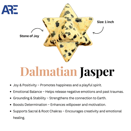 Dalmatian Jasper Merkaba - AEORA ROCKS INDIA - Healing Crystals superstore