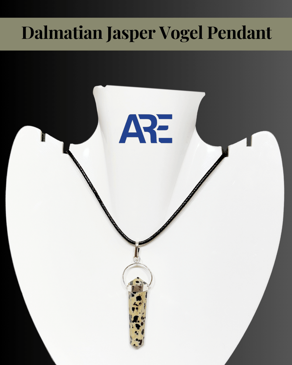 Dalmatian Jasper Vogel Pendant - AEORA ROCKS INDIA - Healing Crystals superstore