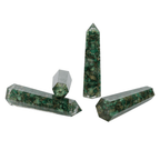 Dark Green Aventurine Orgonite Tower - AEORA ROCKS INDIA - Healing Crystals superstore