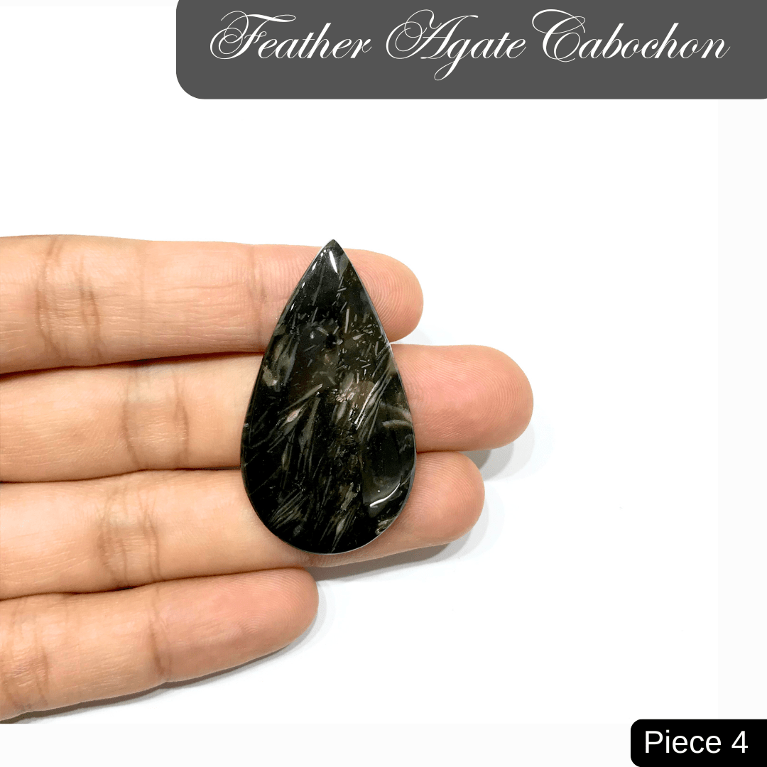 Feather Agate Cabochons - AEORA ROCKS INDIA - Healing Crystals superstore