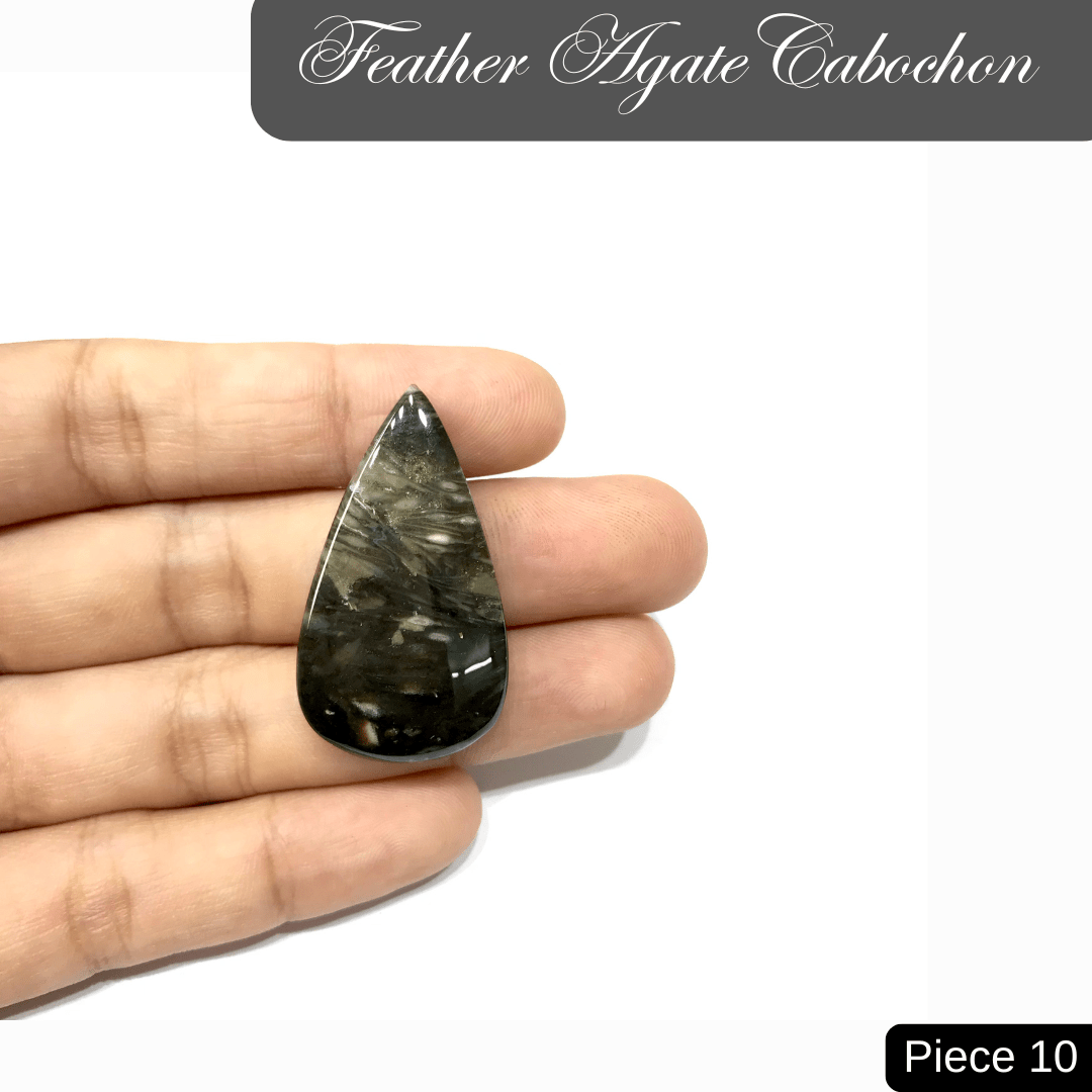 Feather Agate Cabochons - AEORA ROCKS INDIA - Healing Crystals superstore