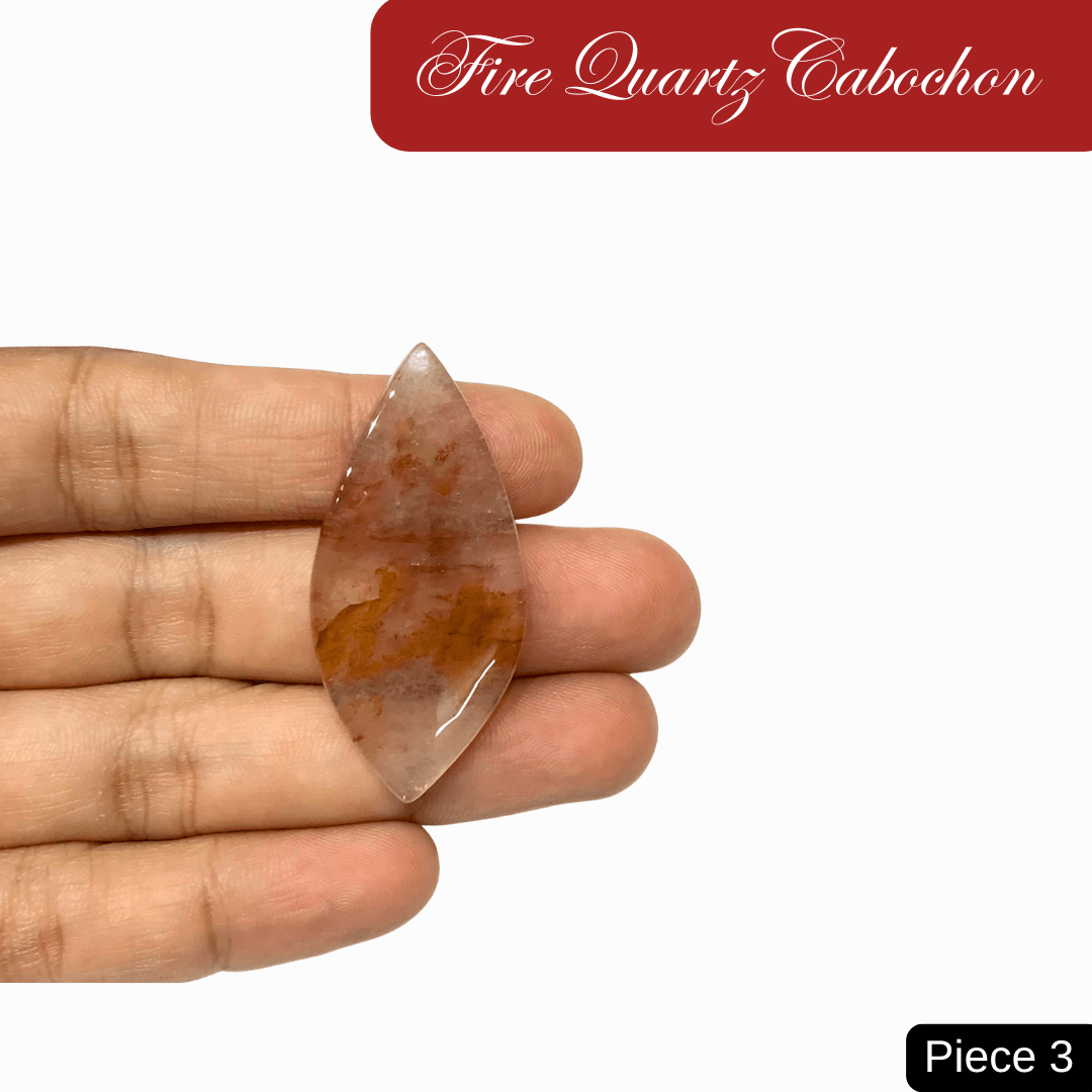 Fire Quartz Cabochons - AEORA ROCKS INDIA - Healing Crystals superstore