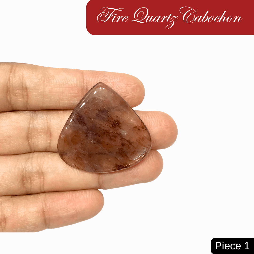 Fire Quartz Cabochons - AEORA ROCKS INDIA - Healing Crystals superstore