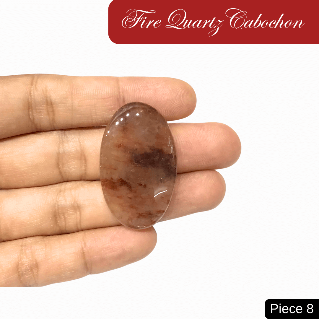 Fire Quartz Cabochons - AEORA ROCKS INDIA - Healing Crystals superstore