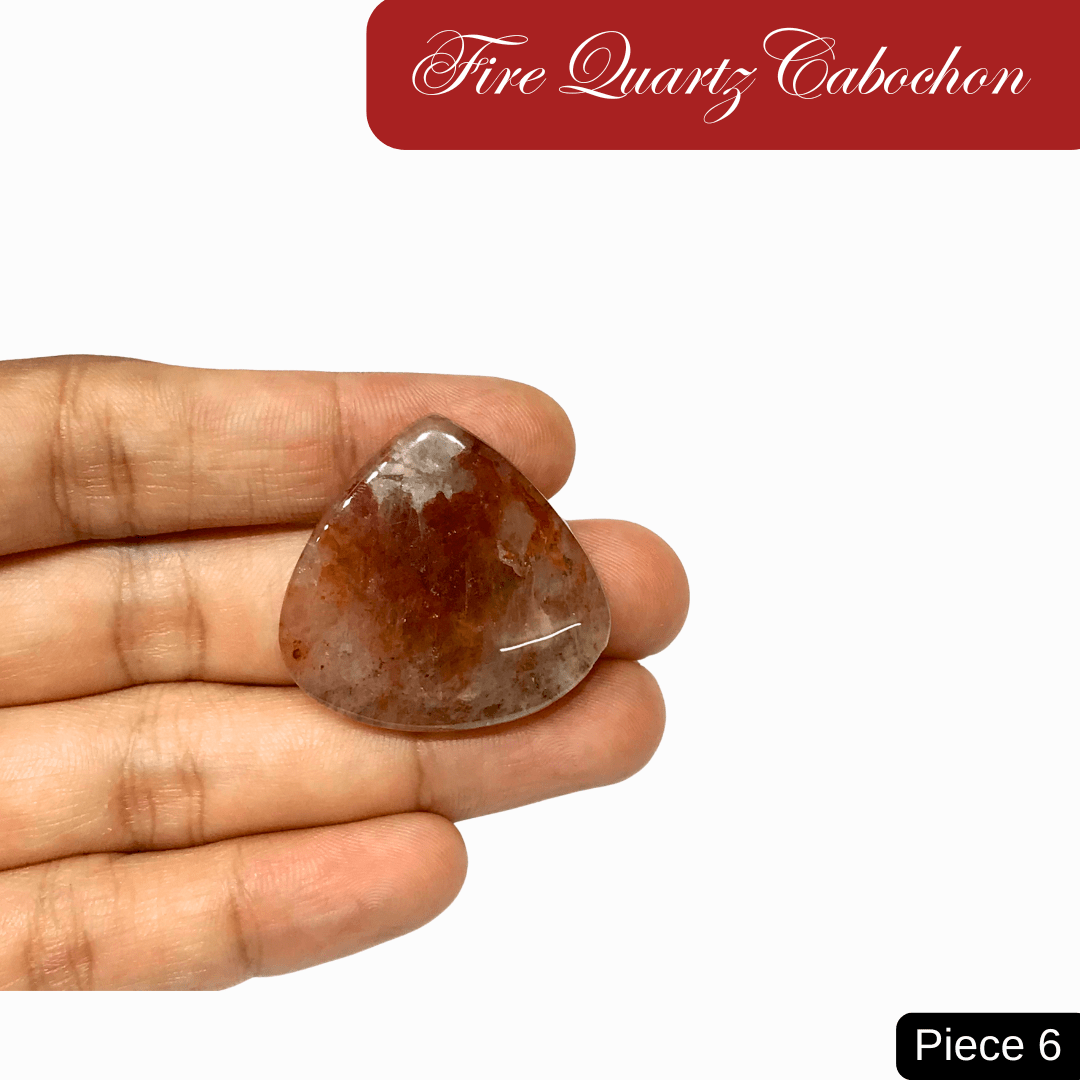 Fire Quartz Cabochons - AEORA ROCKS INDIA - Healing Crystals superstore
