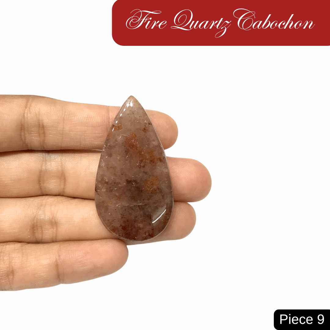 Fire Quartz Cabochons - AEORA ROCKS INDIA - Healing Crystals superstore