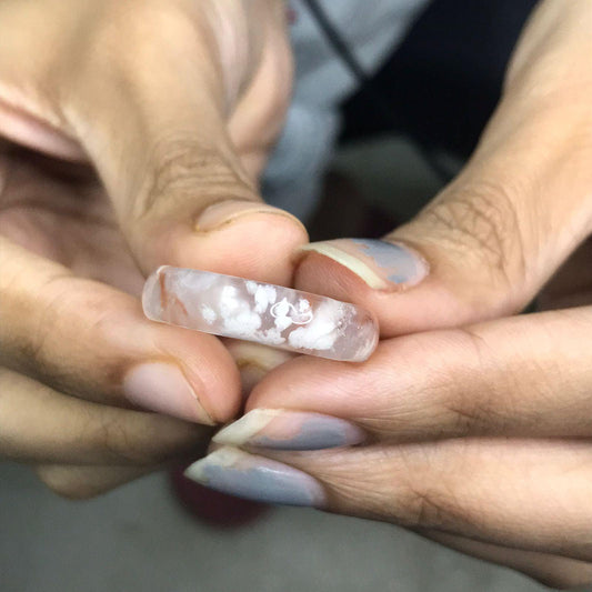 Flower Agate Ring - AEORA ROCKS INDIA - Healing Crystals superstore