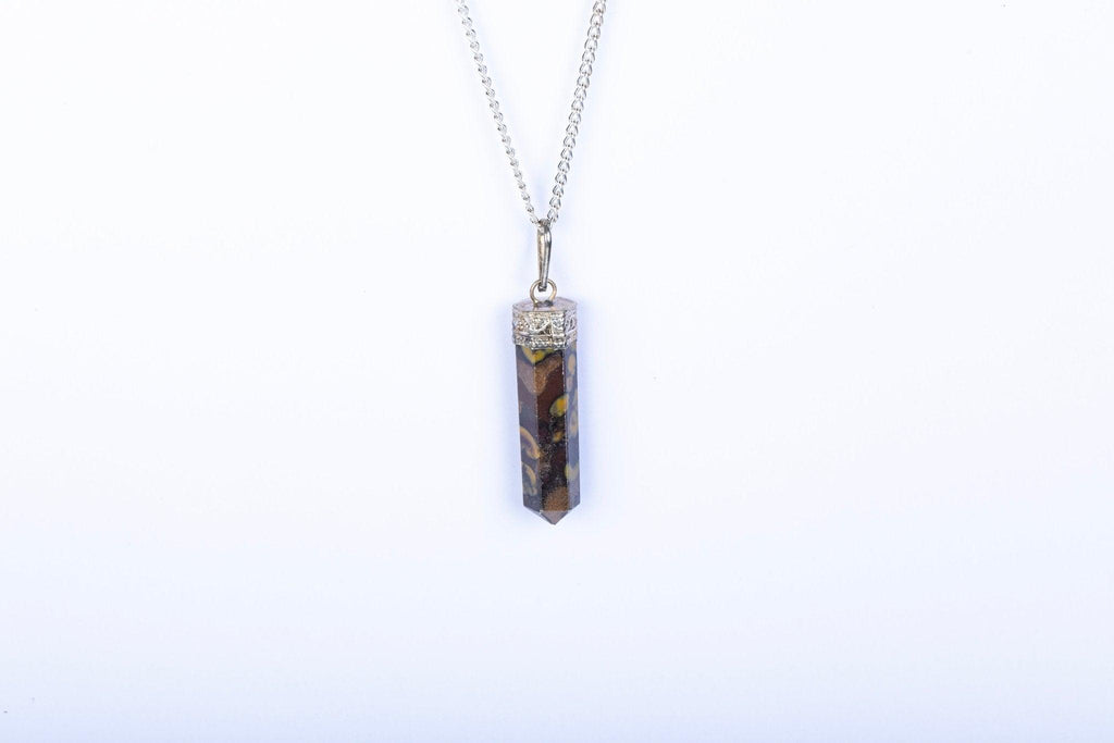 Fruit Jasper Single Point Pendant - AEORA ROCKS INDIA - Healing Crystals superstore