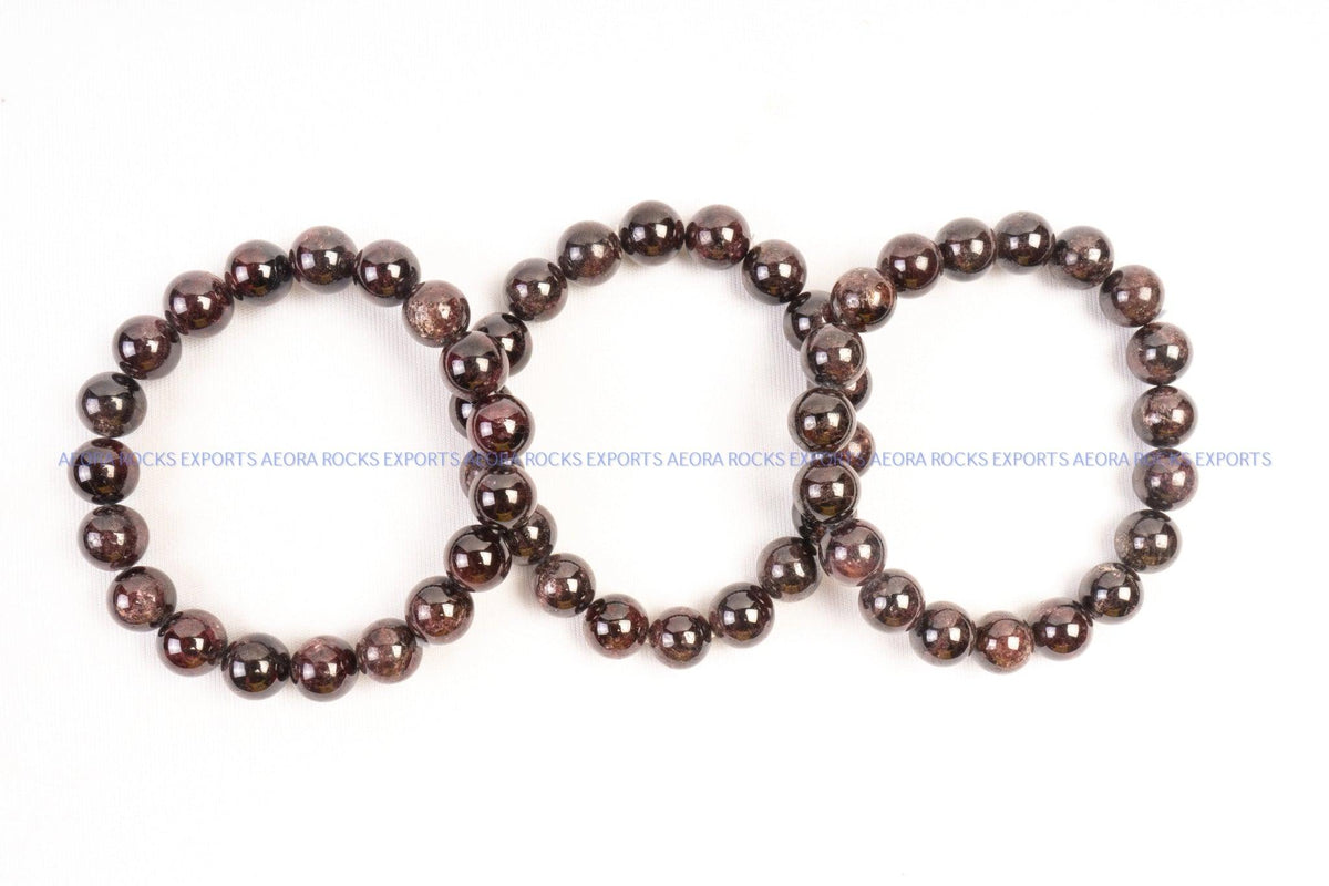 Garnet Bead Bracelet in India - Aeora Rocks - AEORA ROCKS INDIA - Healing Crystals superstore
