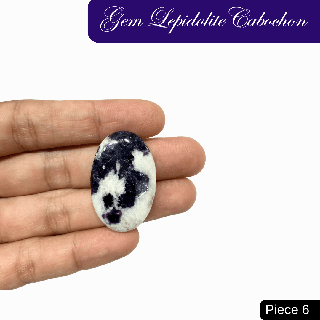 Gem Lepidolite Cabochons - AEORA ROCKS INDIA - Healing Crystals superstore