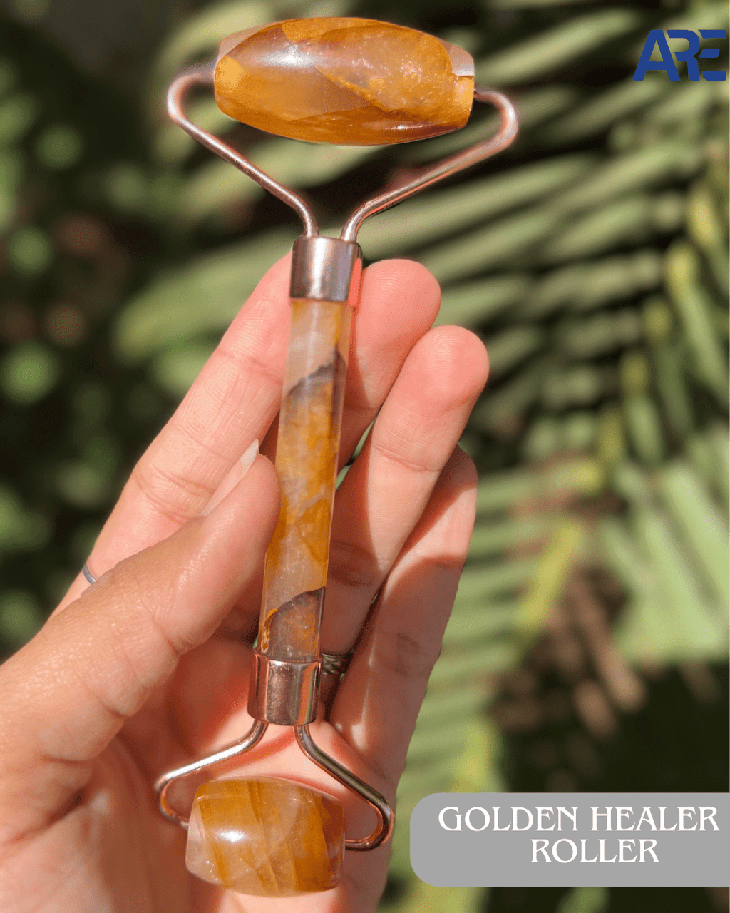 Golden Healer Roller - AEORA ROCKS INDIA - Healing Crystals superstore