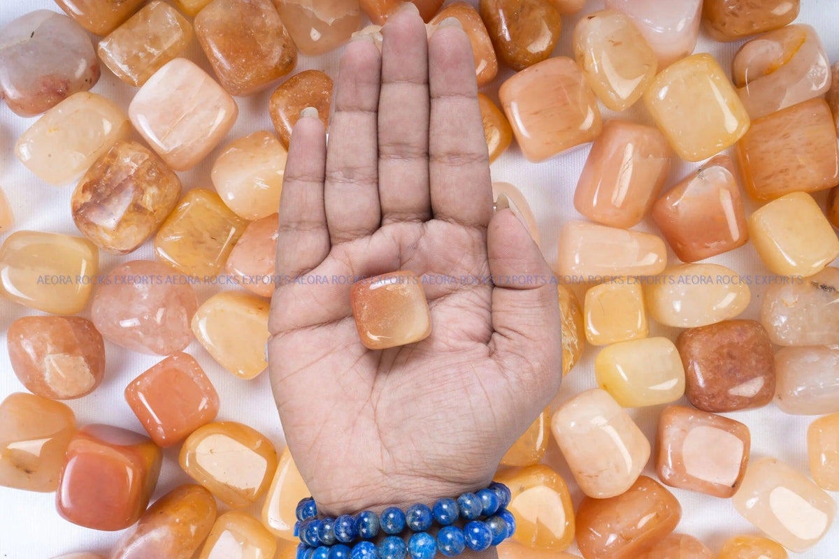 Golden Healer Tumbled Stone in India - Aeora Rocks - AEORA ROCKS INDIA - Healing Crystals superstore