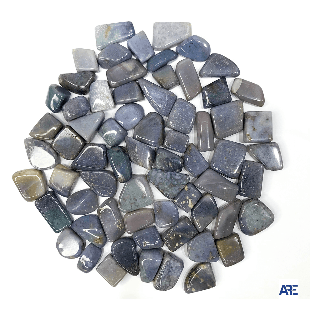 Grape Agate Tumbled Stone - AEORA ROCKS INDIA - Healing Crystals superstore