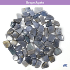 Grape Agate Tumbled Stone - AEORA ROCKS INDIA - Healing Crystals superstore