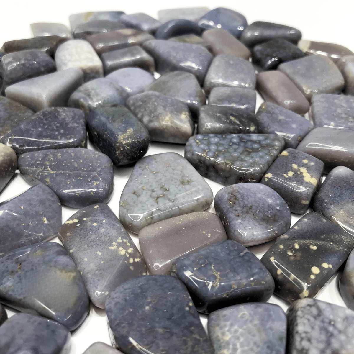 Grape Agate Tumbled Stone - AEORA ROCKS INDIA - Healing Crystals superstore