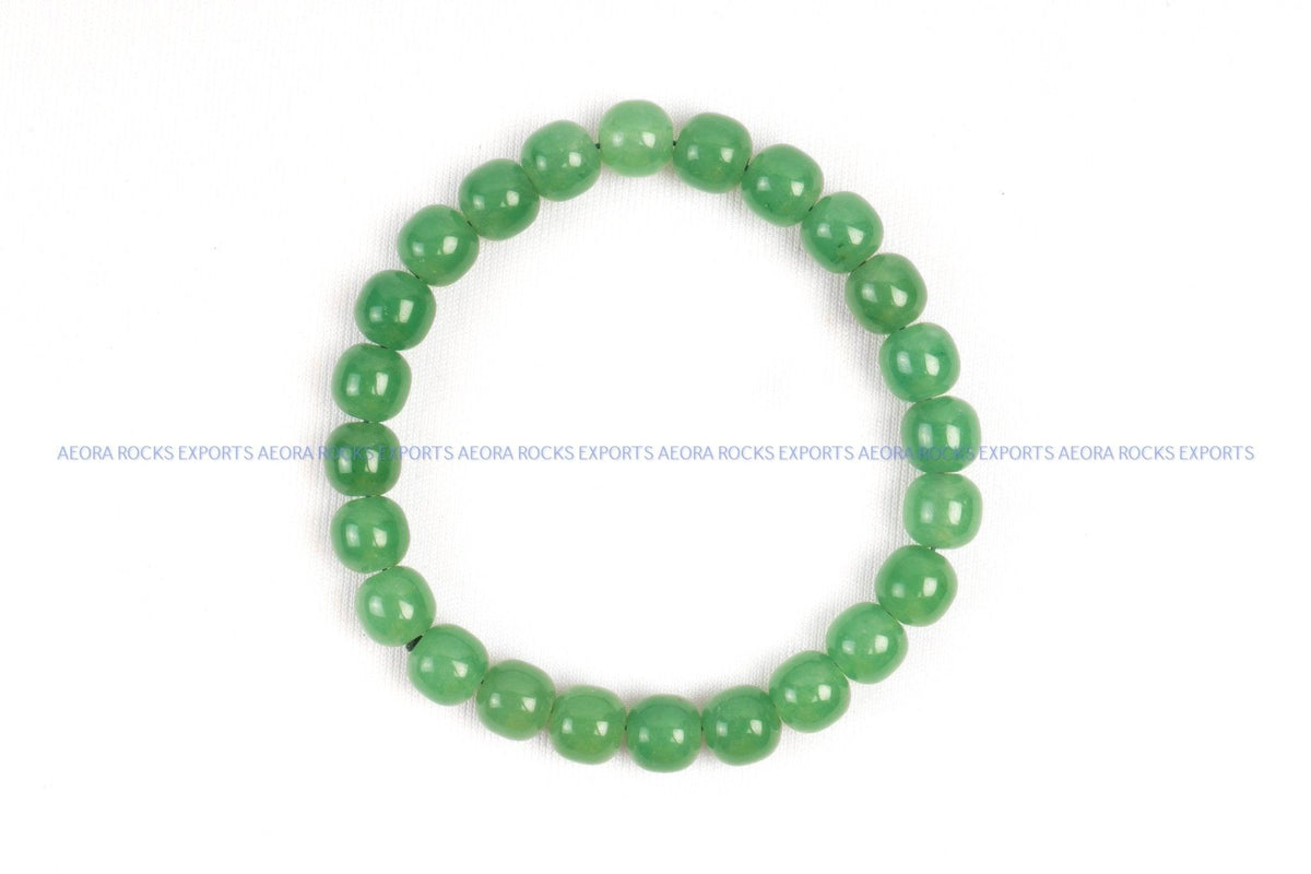 Green Aventurine Bead Bracelet in India - Aeora Rocks - AEORA ROCKS INDIA - Healing Crystals superstore